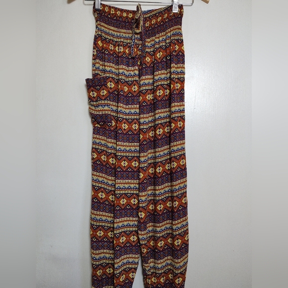 Hippocampo Bohemian Patterned Women's Harem Pants - Picture 1 of 7